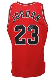 Michael Jordan Chicago Bulls Autographed Road Jersey