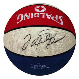 Michael Jordan & David Robinson Autographed Mini Basketball