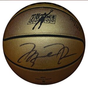 Michael Jordan “Mr. June” Autographed Limited Edition Basketball & 2008-09 LeBron James Autographed MVP Limited Edition Basketball