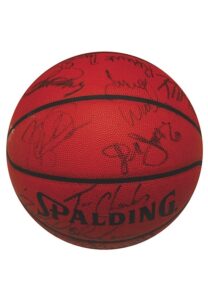 Michael Jordan & Others HOFers Autographed Basketball