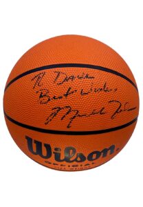 Michael Jordan Signed & Inscribed Basketball