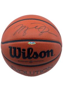 Michael Jordan Signed NBA Wilson Basketball