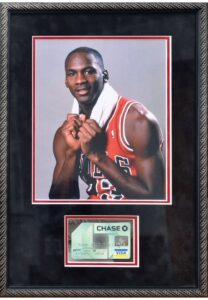 Michael Jordan Signed Personal VISA Credit Card