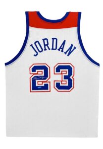 Michael Jordan Washington Bullets Autographed TBTC Jersey