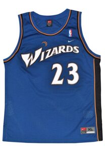 Michael Jordan Washington Wizards Autographed Replica Road Jersey