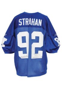 Michael Strahan NFC Pro Bowl Practice Worn Jersey