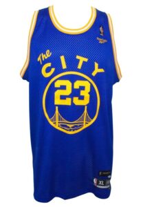 Micheal Ray Richardson Golden State Warriors Autographed Replica Jersey