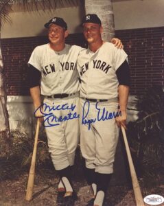 Mickey Mantle and Roger Maris Autographed 8″ x 10″ Photo