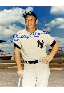 Mickey Mantle Autographed Photo