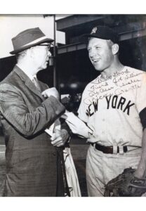 Mickey Mantle Autographed Photo