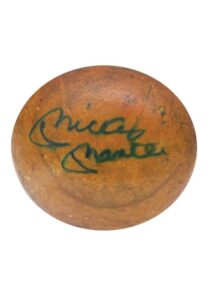 Mickey Mantle Autographed Rock