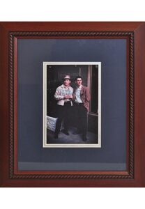 Mickey Mantle & Billy Martin Autographed 5×8 Framed Color Photo