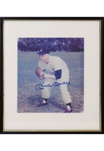 Mickey Mantle New York Yankees Single-Signed Framed 8×10 Color Photo