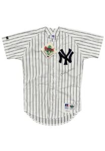 Mickey Mantle NY Yankees Autographed 1992 Fantasy Camp Autographed Jersey