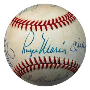 Mickey Mantle, Roger Maris & Others Autographed Baseball From the Personal Collection of Johnny Blanchard