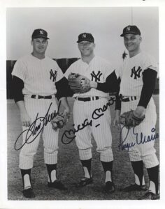 Mickey Mantle/Roger Maris/Tom Tresh Signed 8″ x 10″ Photo