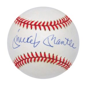 Mickey Mantle Single-Signed Baseball