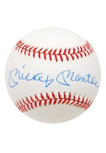 Mickey Mantle Single-Signed Baseball