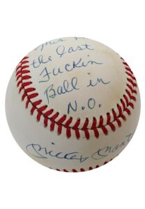 Mickey Mantle Single-Signed & Inscribed “This Is The Last Fuckin Ball In N.O.” OAL Baseball