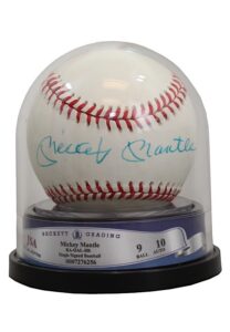 Mickey Mantle Single-Signed OAL Baseball