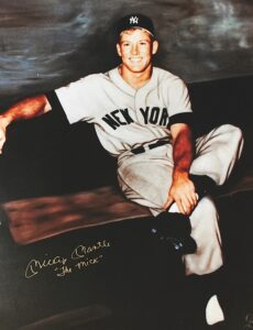 Mickey Mantle “The Mick” Autographed 20″ x 24″ Photo with Famous Ray Gallo Image