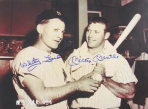 Mickey Mantle & Whitey Ford Autographed Photo