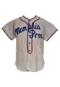 Mid-1930s Memphis Pros Negro League Game-Used Uniform Attributed to Emery Adams