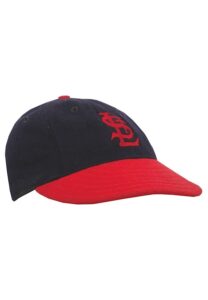 Mid 1940’s Billy Southworth St. Louis Cardinals Manager’s Worn Cap