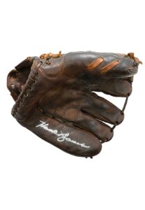 Mid 1950s Hank Bauer NY Yankees Game-Used & Autographed Glove