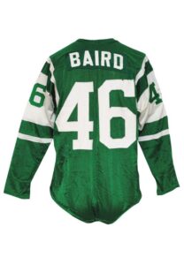 Mid 1960’s Bill Baird NY Jets AFL Game-Used Home Jersey