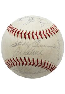 Mid 1960s Detroit Tigers Team-Signed OAL Baseball