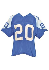 Mid 1960s Mel Renfro Rookie Era Dallas Cowboys Game-Used Double Star Road Durene Jersey