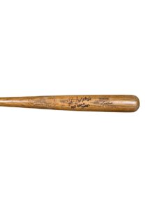 Mid 1960s Ron Swoboda New York Mets Rookie Era Game-Used & Signed Bat