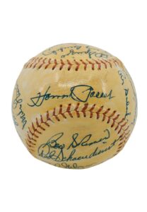 Mid 1960s St. Louis Cardinals Team Signed ONL Baseball with Gibson & Flood