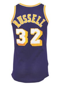 Mid 1970s Cazzie Russell Los Angeles Lakers Game-Used Road Jersey