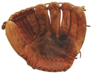 Mid 1970s Ed Figueroa NY Yankees Game-Used and Autographed Glove