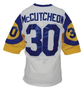 Mid 1970’s Lawrence McCutcheon Los Angeles Rams Game-Used Road Jersey