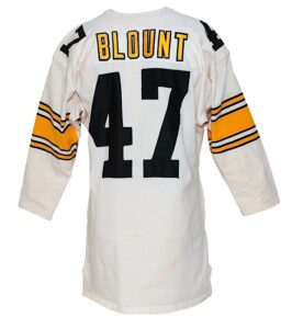 Mid 1970s Mel Blount Pittsburgh Steelers Game-Used Road Jersey