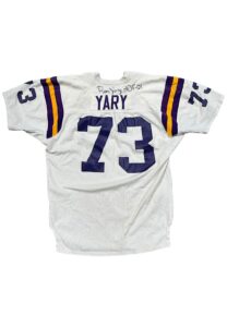 Mid 1970s Ron Yary Minnesota Vikings Game-Used & Autographed Jersey