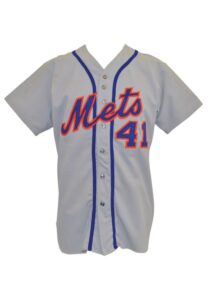 Mid 1970s Tom Seaver New York Mets Salesman Sample Road Jersey