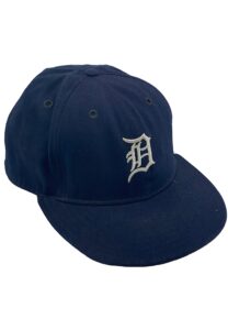 Mid 1980s Alan Trammell Detroit Tigers Game-Used Hat