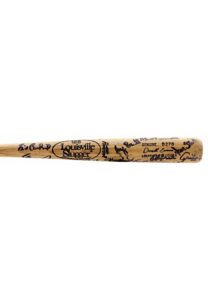 Mid 1980s American League All-Stars Team-Signed Bat