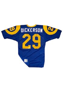 Mid 1980s Eric Dickerson Los Angeles Rams Game-Used Home Jersey