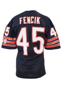 Mid 1980s Gary Fencik Chicago Bears Game-Used Home Jersey