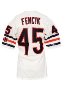 Mid 1980s Gary Fencik Chicago Bears Game-Used Road Jersey