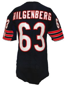 Mid 1980s Jay Hilgenberg Chicago Bears Game-Used Home Jersey