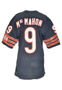 Mid 1980s Jim McMahon Chicago Bears Game-Used & Autographed Home Jersey