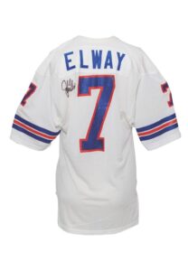 Mid 1980s John Elway Denver Broncos Game-Used Road Jersey