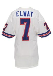 Mid 1980’s John Elway Denver Broncos Game-Used Road Jersey