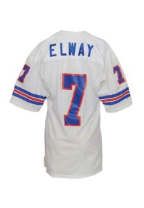 Mid 1980’s John Elway Denver Broncos Game-Used Road Jersey